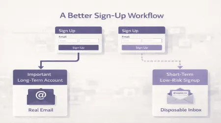 A Safer Way to Sign Up Online: When a Disposable Email Actually Makes Sense