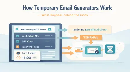 How Temporary Email Generators Work: What Happens Behind the Inbox