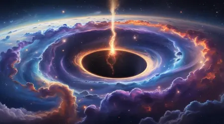 Did Tha black holes form because of the "Infinity Galaxy"?