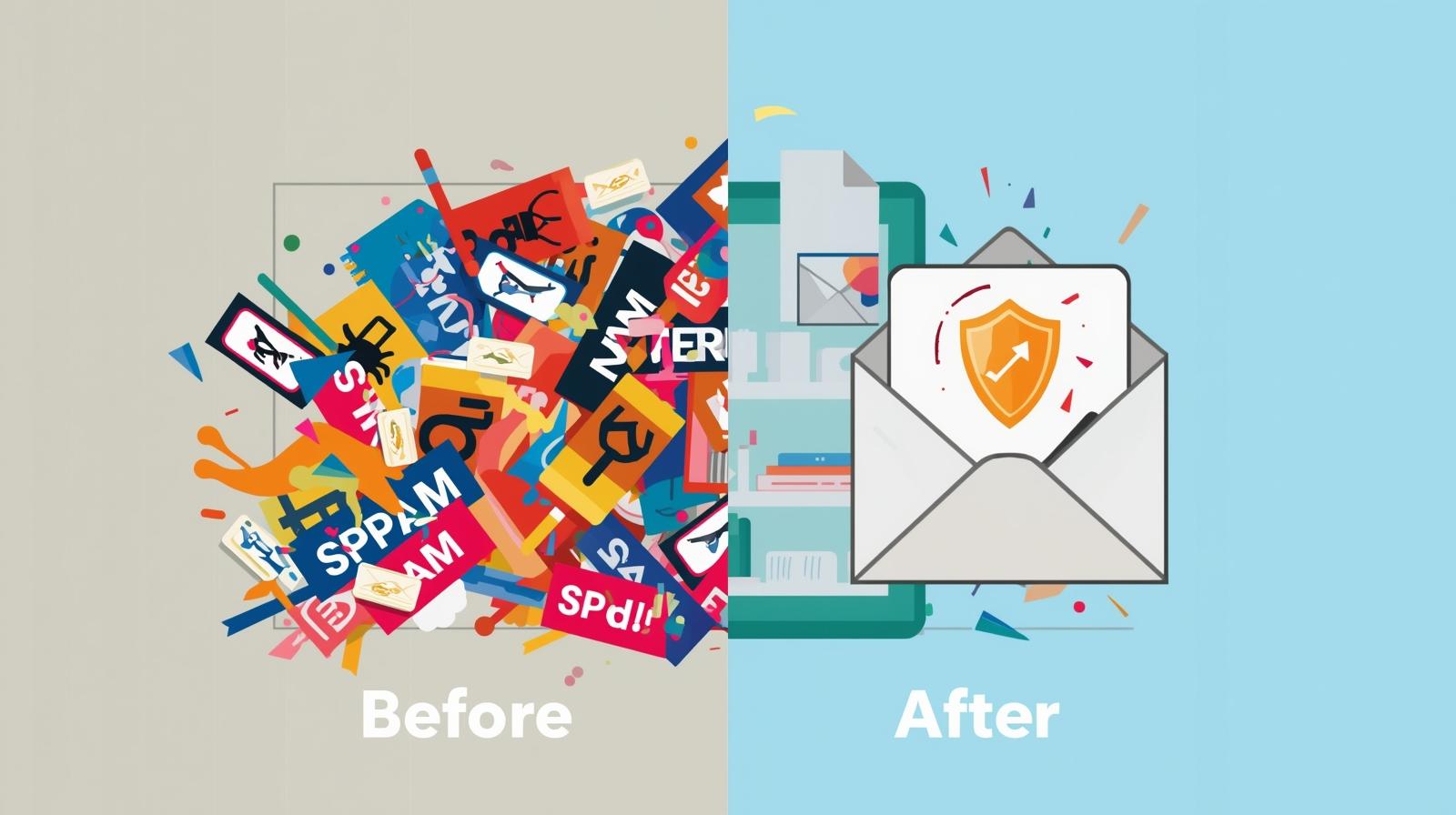 Spam-free inbox after using temporary email