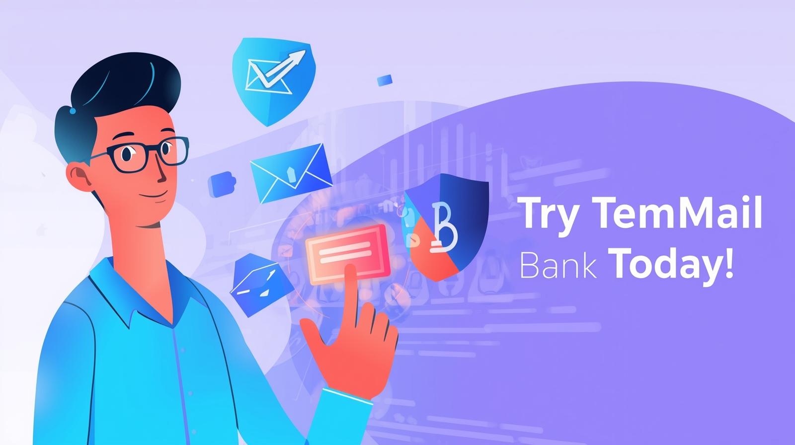 Generate your first temporary email with TempMail Bank
